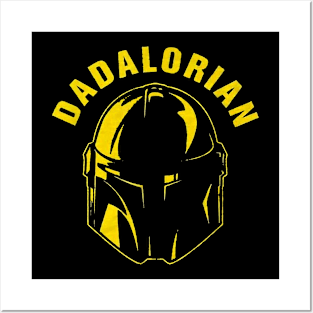 Mens Dadalorian Posters and Art